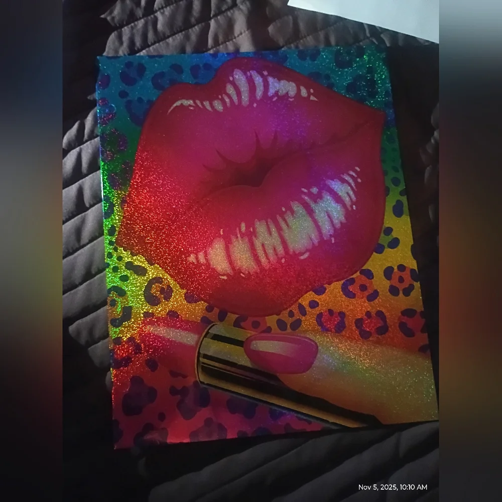 Lisa Frank vibrant binder